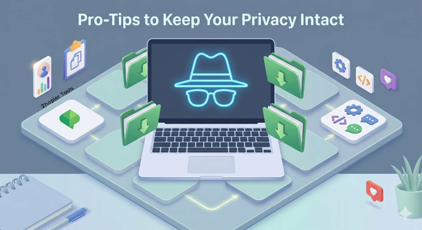 Privacy tips for anonymous software trials using incognito mode and disposable email